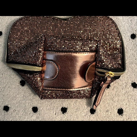 Victoria Secrets small cosmetic glitter bag. - Picture 2 of 2
